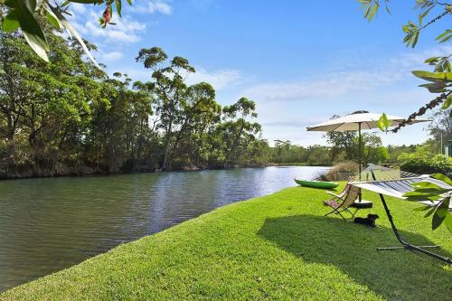 Lake Frontage in Burrill Lake, Australia