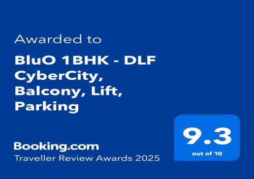 BluO 1BHK DLF CyberCity Balcony Lift Parking