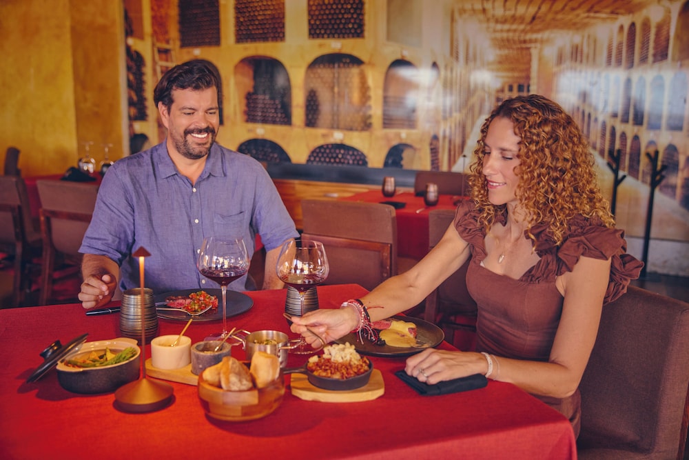 Couples dining