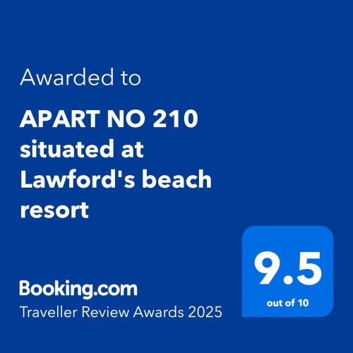 APART NO 210 situated at Lawford’s beach resort in Malindi, Kenya