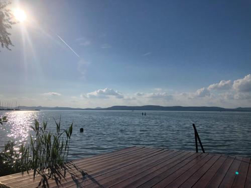 Sunny Private Beach in Balatonlelle, Hungary