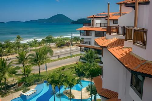 Frente ao mar na Praia Grande. — 4-Star Luxury Hotel in Ubatuba, Brasil
