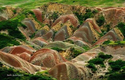 Colourful Udabno in Sagarejo, Georgia