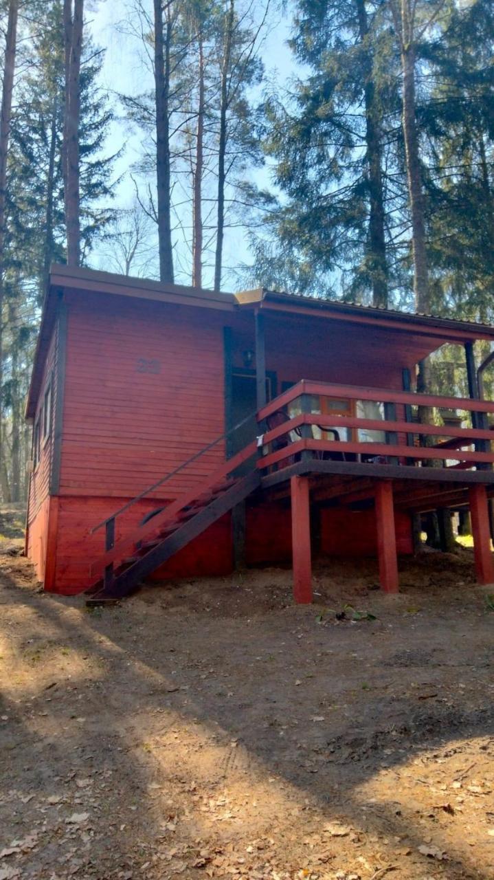 Oleandria Domek Poziomeczka nr 33 ogrzewany w okresie jesienno zimowym — hotel in Biskupiec