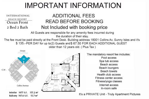 Trump International Beach Resort 2 Bedroom Apartment 1600 Sqf Ocean Front — 4-Star Luxury Hotel in Miami Beach, United States