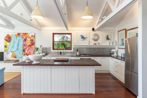 Barefoot on Blueys in Unknown City, Australia