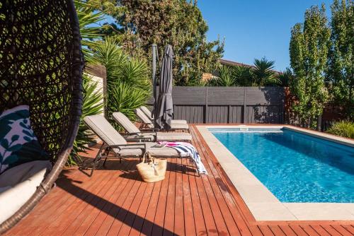 Sunrise Oasis Luxe Pool Spa Cinema in Rosebud, Australia