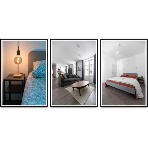 Le Brit Grand appartement design 3 chambres centre ville — 4-Star Luxury Hotel in Vichy, France