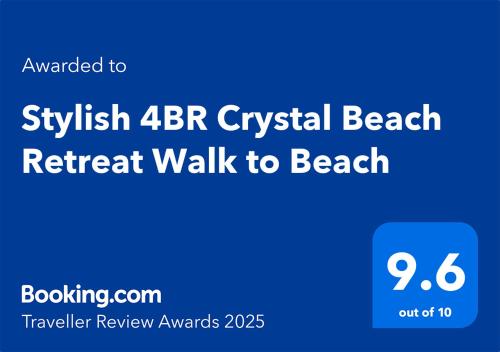 Stylish 4BR Crystal Beach Retreat Walk to Beach in Bolivar Peninsula, United States