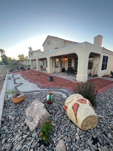 Sunset Oasis in Unknown City, United States