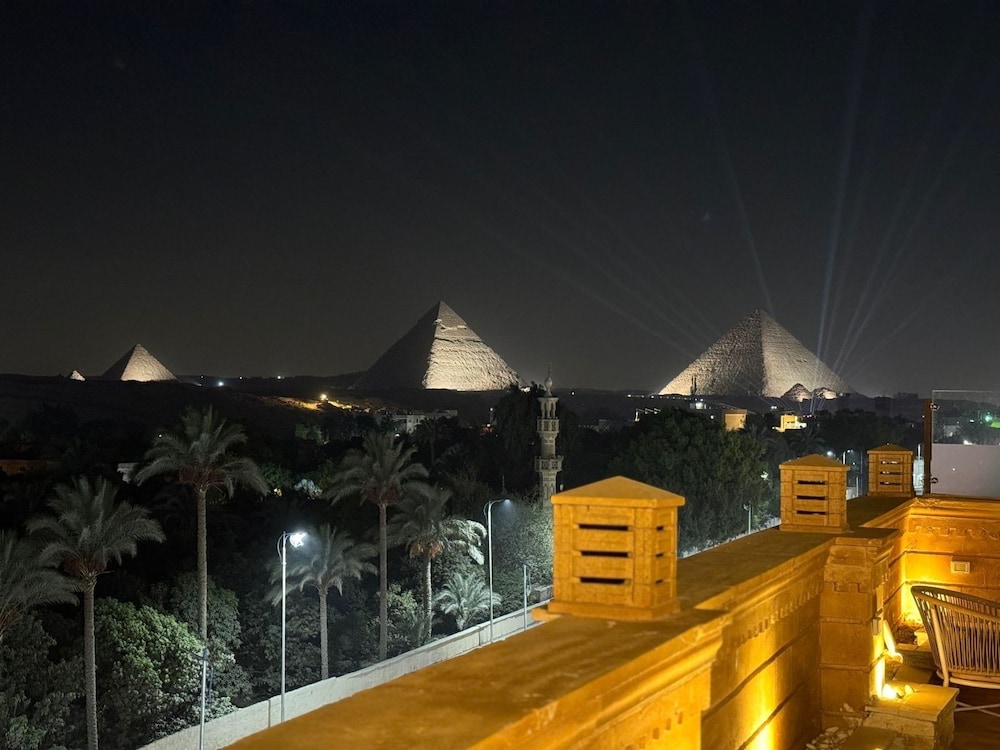 Taj pyramids view inn in Giza, Egypt