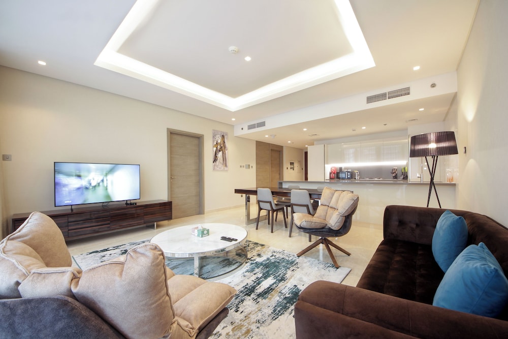 Burj Khalifa Views Promo on 1BR at Sterling House by Deluxe Holiday Homes — 4-Star Luxury Hotel in Dubai, United Arab Emirates