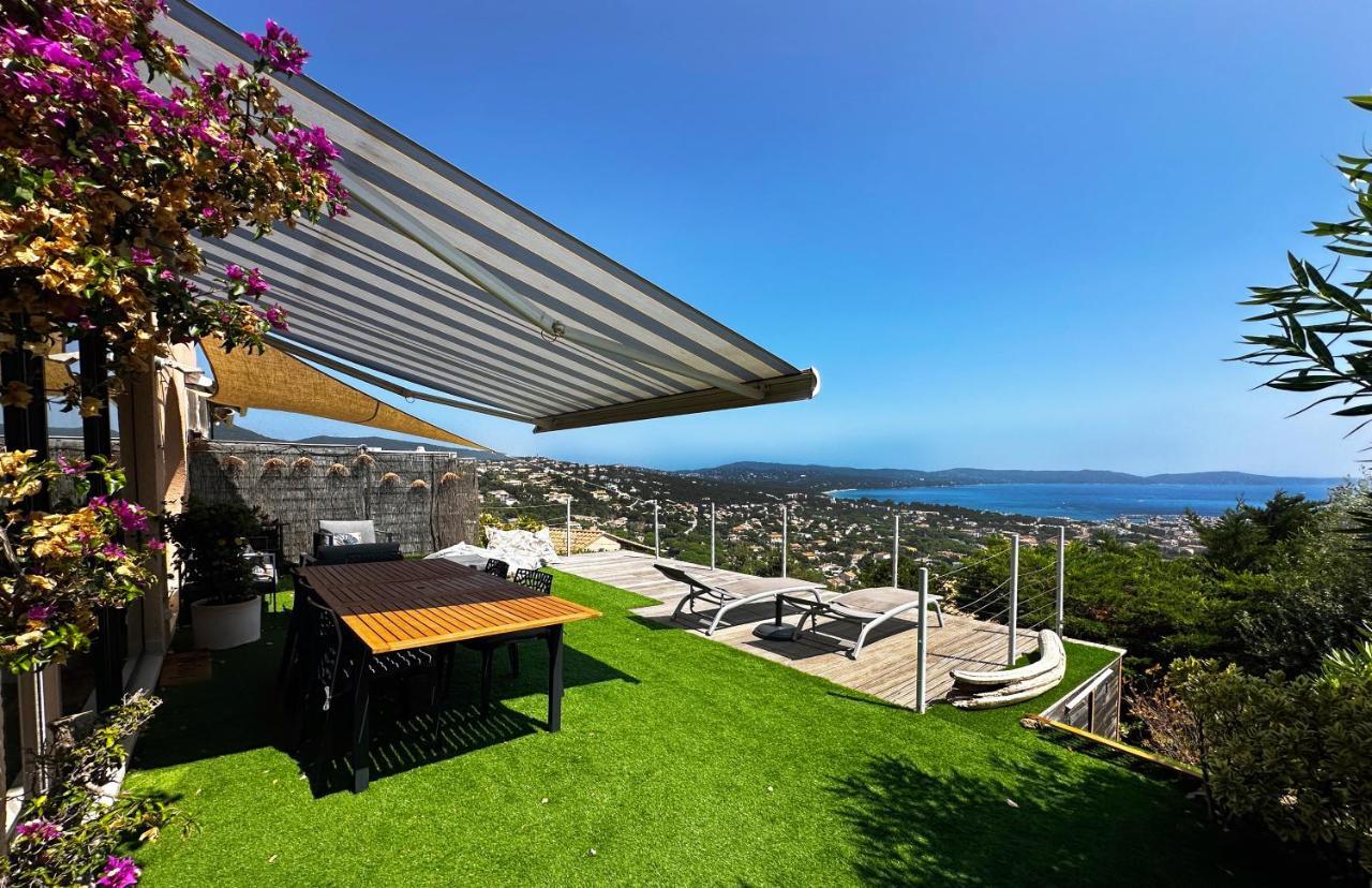 La Terrasse de Marie Superbe Vue Terrasse Piscine — 4-Star Luxury Hotel in Cavalaire-Sur-Mer, France