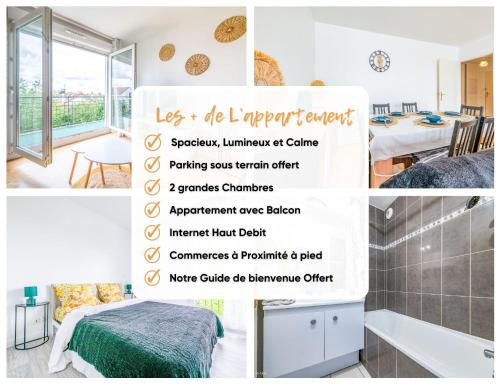 Pilepoal II Balcon Parking 6pers Lumineux — hotel in Villemomble