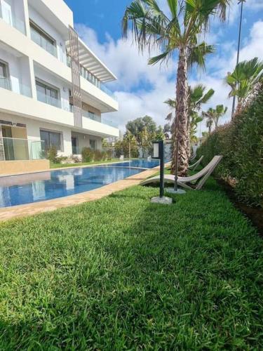 Heaven Beach Front Apartment 2 Br — 4-Star Luxury Hotel in Sidi Rahhal, Morocco