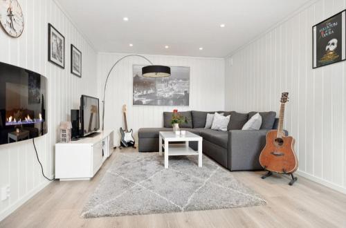 Summer place by the river in Drammen, Norway