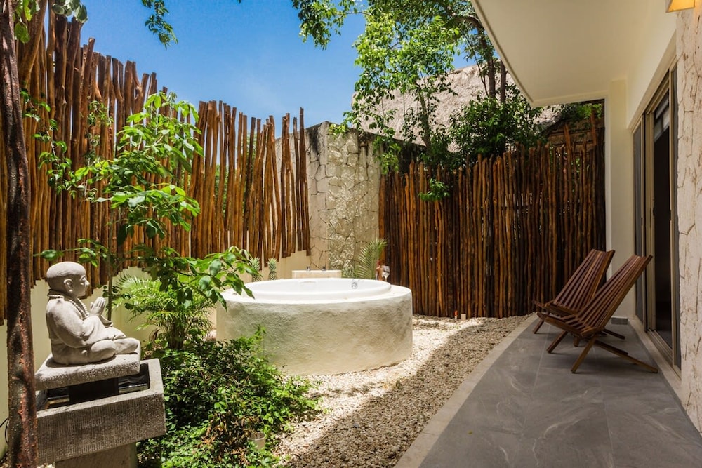 Poolside Bliss with Private Terrace and Jacuzzi — 4-Star Luxury Hotel in Tulum, Mexico