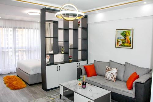 Lovely Fully Furnished Studio Apartment In Kilimani With Unbeatable City Views