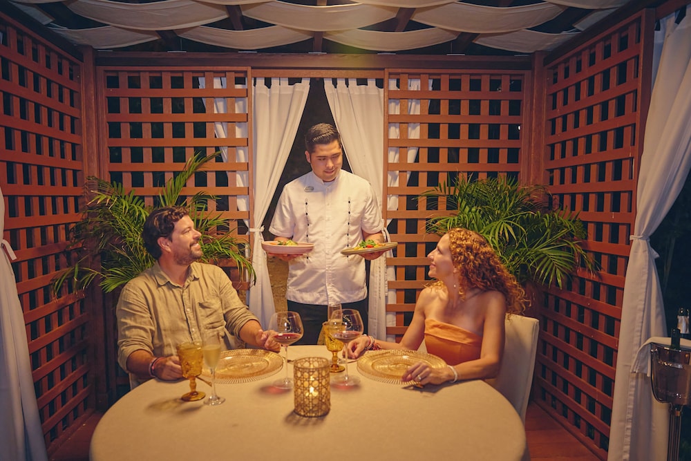 Couples dining