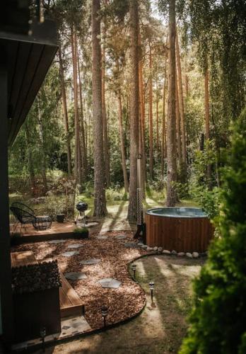 Hot Tub SPA in the Woods in Unknown City, Estonia
