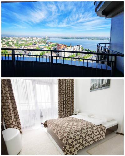 Skytech Most City Hotel 19 Floor Panoramic View in Dnipro, Ukraine