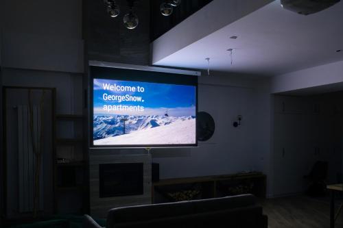George Snow Apartments in New Gudauri fireplace 50m to Gondola lift