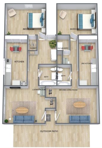 Twin Bungalows Near Cooper Young in Memphis, United States