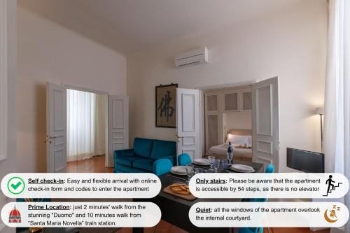 Seta spacious apartment next to the Duomo — 4-Star Luxury Hotel in Florence, Italy