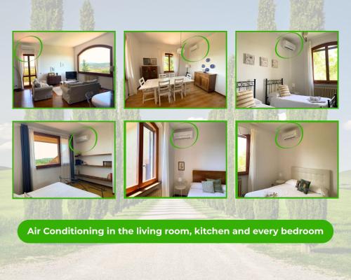 Villa Donatelli Spacious Panoramic Villa Perfect for Visiting Tuscany — 4-Star Luxury Hotel in Chiusi, Italy