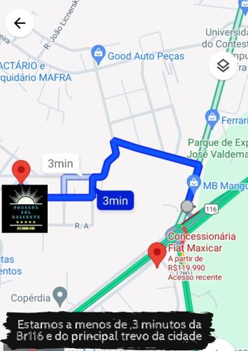 Hotel Pousada Sol Nascente Mafraa in Mafra, Brasil