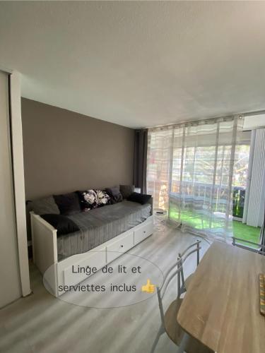 Joli Studio Cabine Centre Port la Baleine Rose in Cap Dagde, France