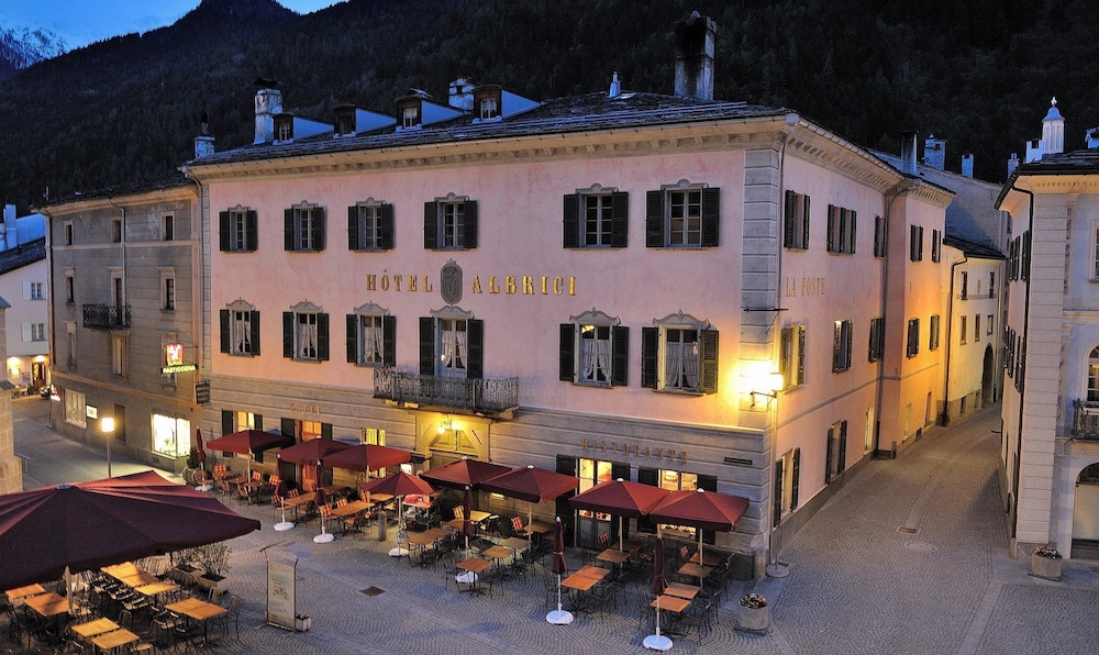 Historic Hotel Albrici in Poschiavo, Switzerland