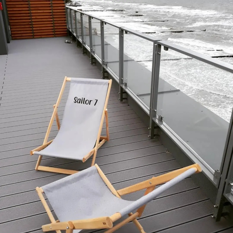 Sailor 7 Z bocznym widokiem na morze — 4-Star Luxury Hotel in Ustronie Morskie, Poland