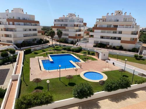 Agua Serena Beach in Roquetas De Mar, Spain