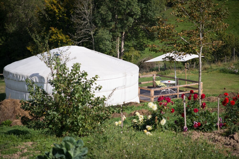 Yourtes en Terrasse pet-friendly hotel Bonneval