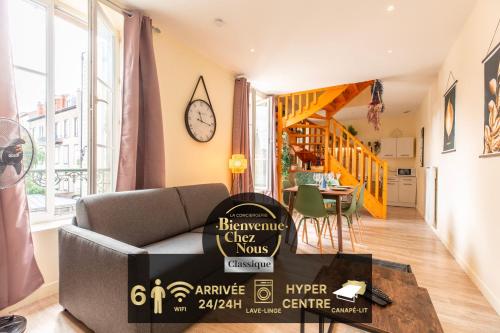 F3 Duplex Lumineux Amazonia Hypercentre Lamartine 203 - carbon neutral hotel in Clermont-Ferrand