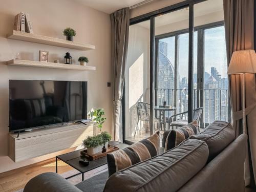 Upscale Skyview 1BR Ultra Fast Wifi Chitlom