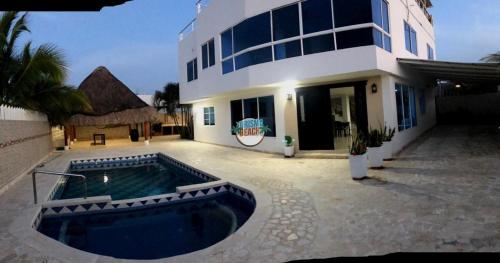 Blue Gold Beach in Juan De Acosta, Colombia