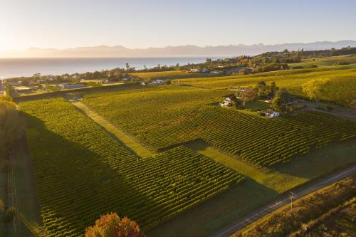 Kina Beach Vineyard Cottages in Motueka, New Zealand