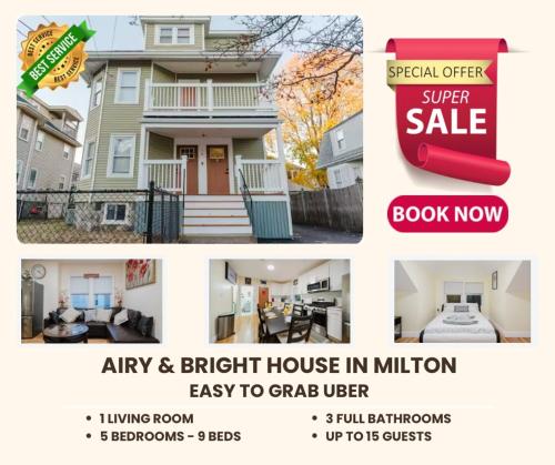 14 2 5BR Milton Near Blue Hills — 4-Star Luxury Hotel in Milton, United States