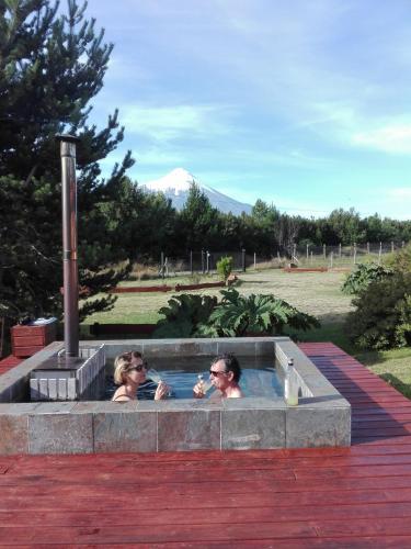 Cabanas los picaflores in La Ensenada, Chile