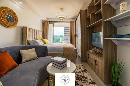 Classy Studio Apartment In Kilimani With Fully Equipped Gym And Balcony Which Breathtaking City Views