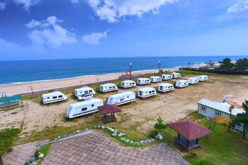 Goseong chungganjeong caravan in Goseong, South Korea