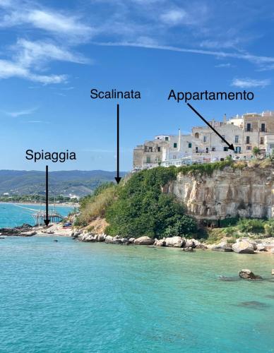 The Best Sea Old Town And Sunrise View Apartment with Balcony — 4-Star Luxury Hotel in Vieste, Italy