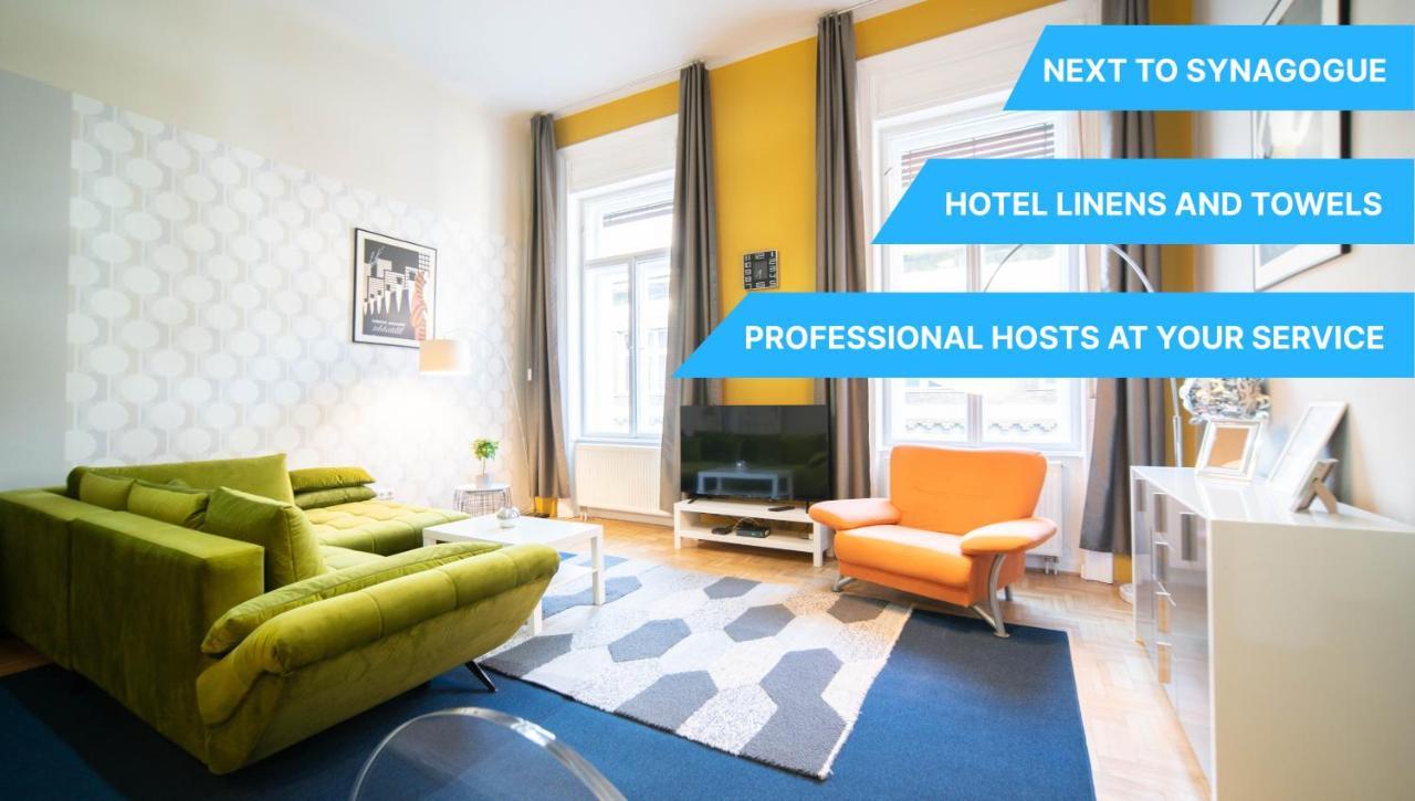 FreeParking Great Synagogue Apartment 2 bedroom 5 people WiFi AC — 4-Star Luxury Hotel in Budapest, Hungary