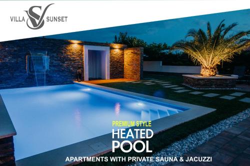 Villa Sunset Pool & Spa apartments in Koper, Slovenia