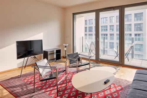 Prague Days Spacious Apartment with Balcony by the Vltava river in Karlin — 4-Star Luxury Hotel in Prague, Czech Republic