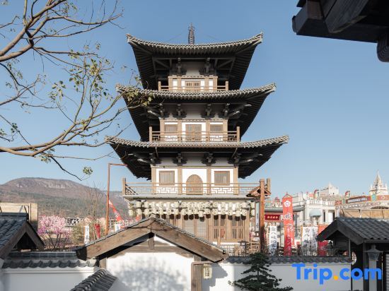 Hengdian World Studios Sakura Pavilion in Jinhua, People's Republic of China