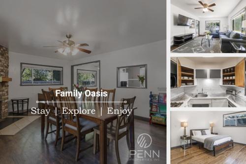 Spacious Home & Guest House 2 Kitchen & Garden — 4-Star Luxury Hotel in Chico, United States