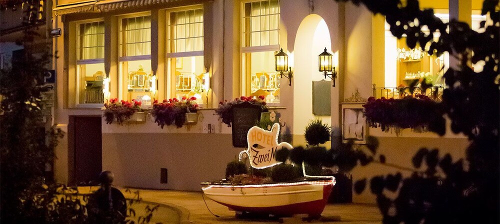 Hotel Front - Evening/Night